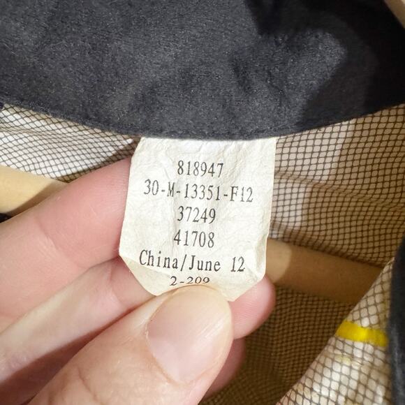 Novara Cycling Jacket Mens Large Yellow Nylon Windbreaker Vented Rain Shell - Picture 8 of 8